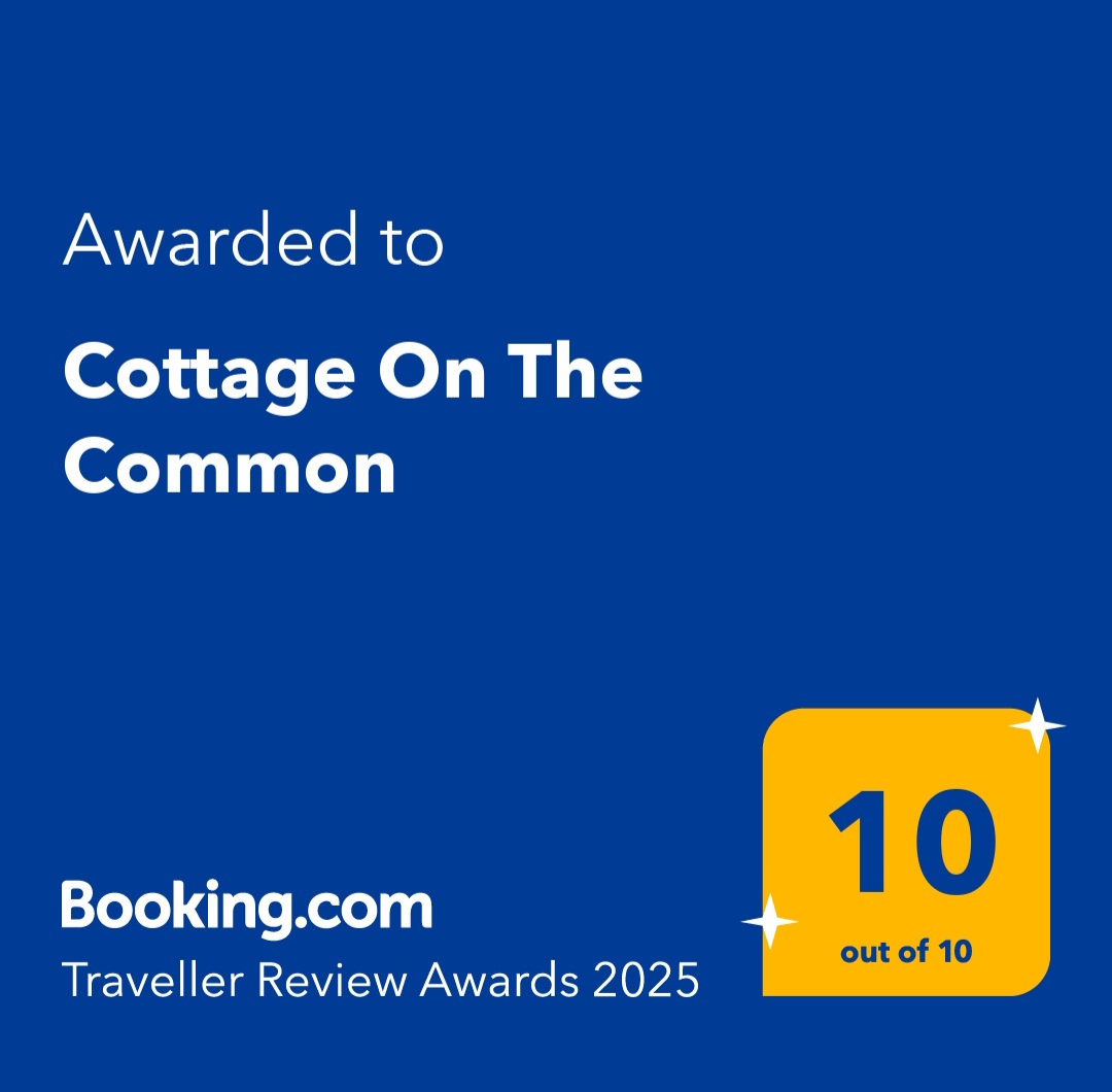 Booking.com award to the Cottage on the Common Malvern